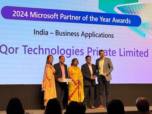 atQor Honored as 2024 Microsoft Partner of the Year Award Winner in Business Applications